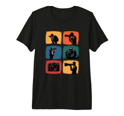 Photography Lover Camera T-Shirt - Casual Everyday Wear Men Women - T-Shirt, Sweatshirt, Hoodie
