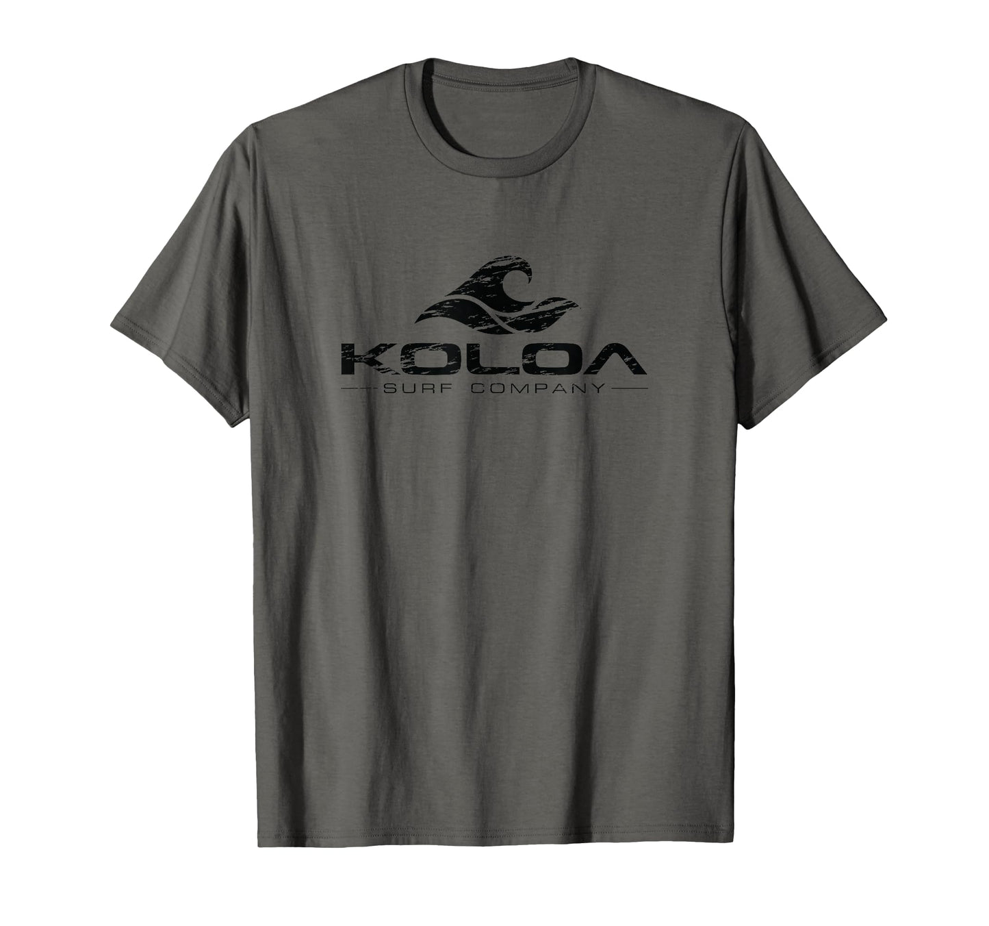 Koloa Surf Wave Black Logo Lightweight T-Shirt - Minimalist Print Unisex - T-Shirt, Sweatshirt, Hoodie