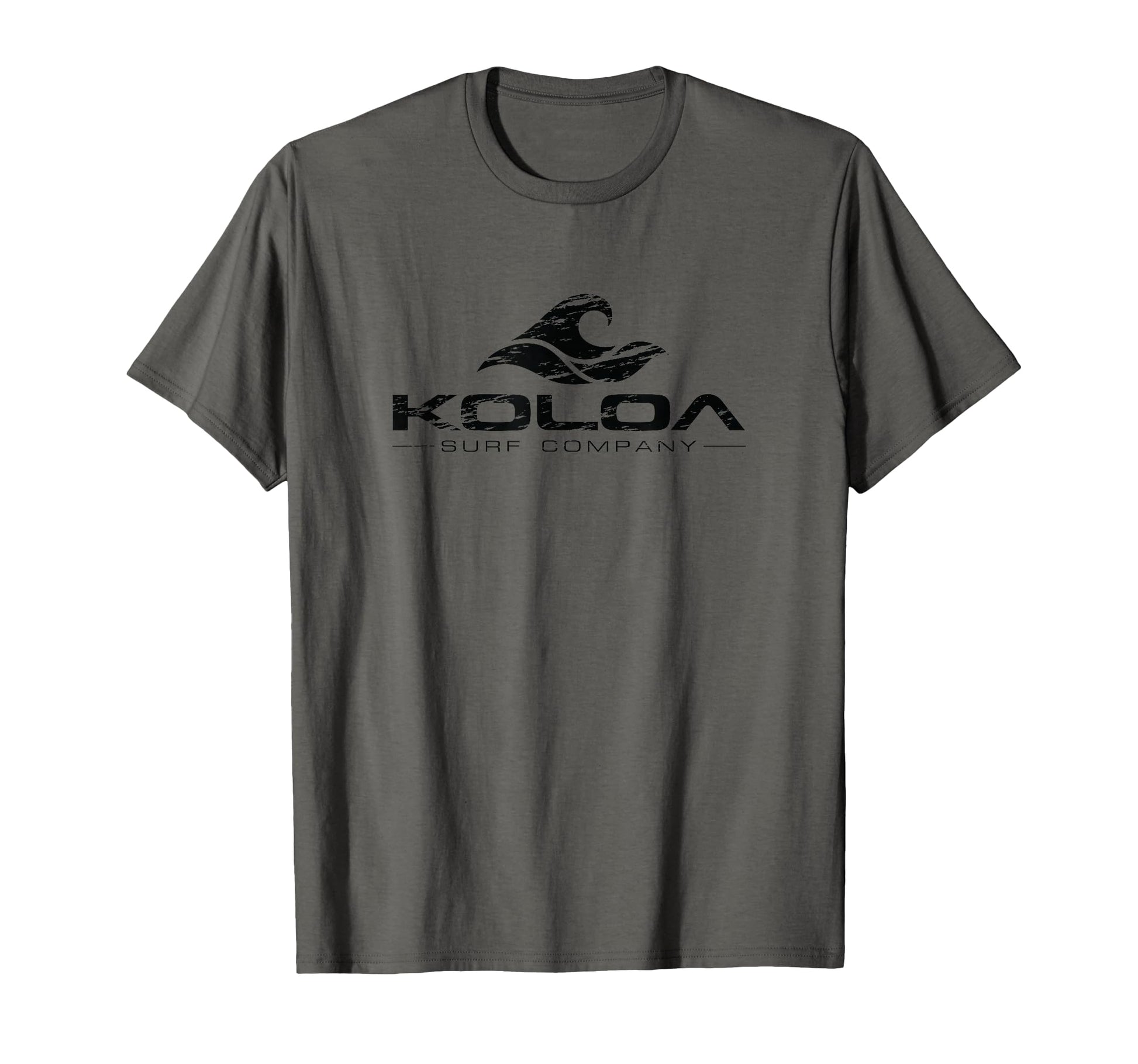 Koloa Surf Wave Black Logo Lightweight T-Shirt - Minimalist Print Unisex - T-Shirt, Sweatshirt, Hoodie