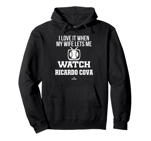 My Wife Lets Me Watch Ricardo Hoodie - Casual Everyday Wear for Adults - T-Shirt, Sweatshirt, Hoodie