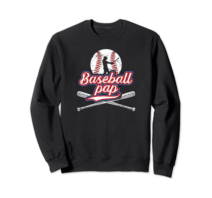 Baseball Pap Grandpa Pap Baseball Sweatshirt - Trendy Graphic Men Women - T-Shirt, Sweatshirt, Hoodie