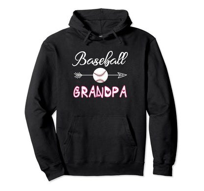 Baseball Grandpa Birthday Sport Hoodie - Fun Novelty Design Men Women - T-Shirt, Sweatshirt, Hoodie
