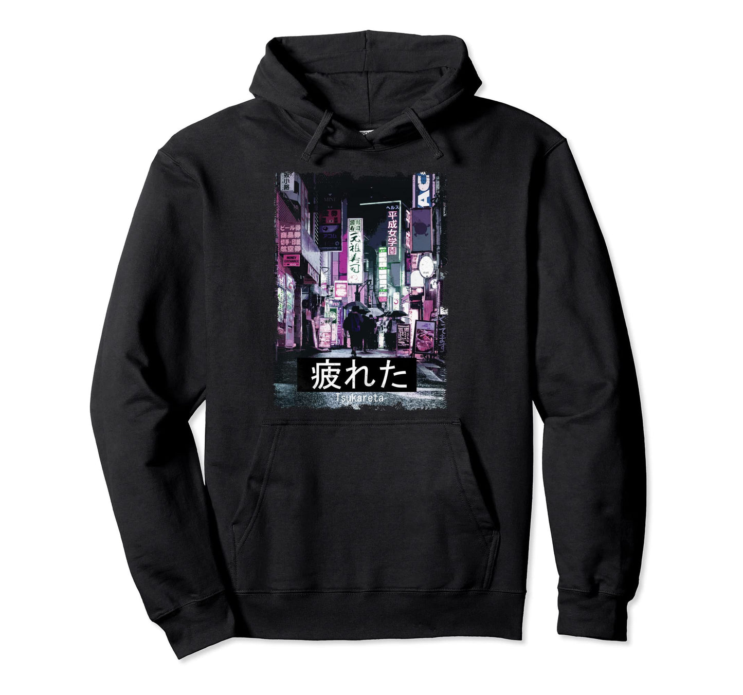 Tokyo Vaporwave Aesthetic Japan Hoodie - Custom Art Print Men Women - T-Shirt, Sweatshirt, Hoodie