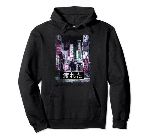 Tokyo Vaporwave Aesthetic Japan Hoodie - Custom Art Print Men Women - T-Shirt, Sweatshirt, Hoodie