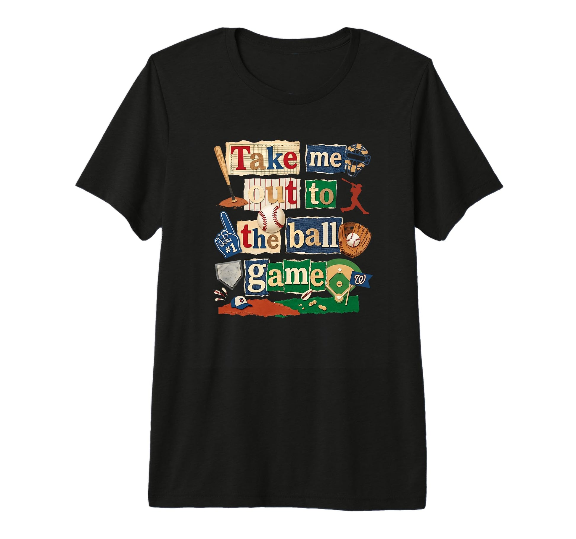 Take Me Out Baseball Typography Game T-Shirt - Streetwear Style Men Women - T-Shirt, Sweatshirt, Hoodie