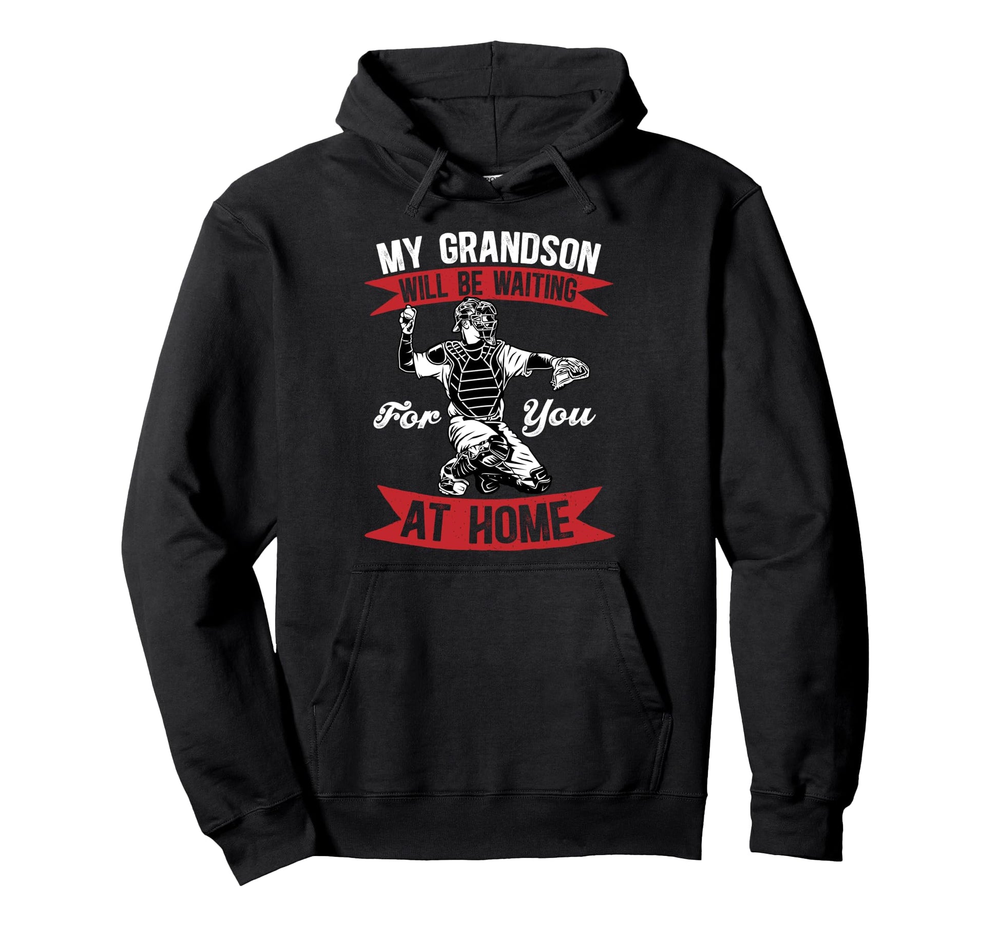 Funny Baseball Catcher Grandpa Baseball Hoodie - Unique Graphic Men Women - T-Shirt, Sweatshirt, Hoodie
