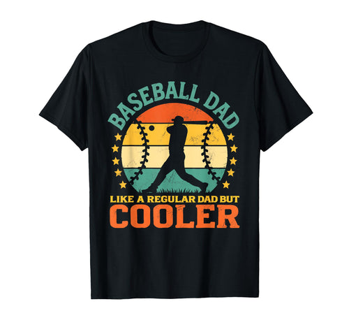 Baseball Dad Funny Cooler Fathers T-Shirt - Streetwear Style for Adults - T-Shirt, Sweatshirt, Hoodie
