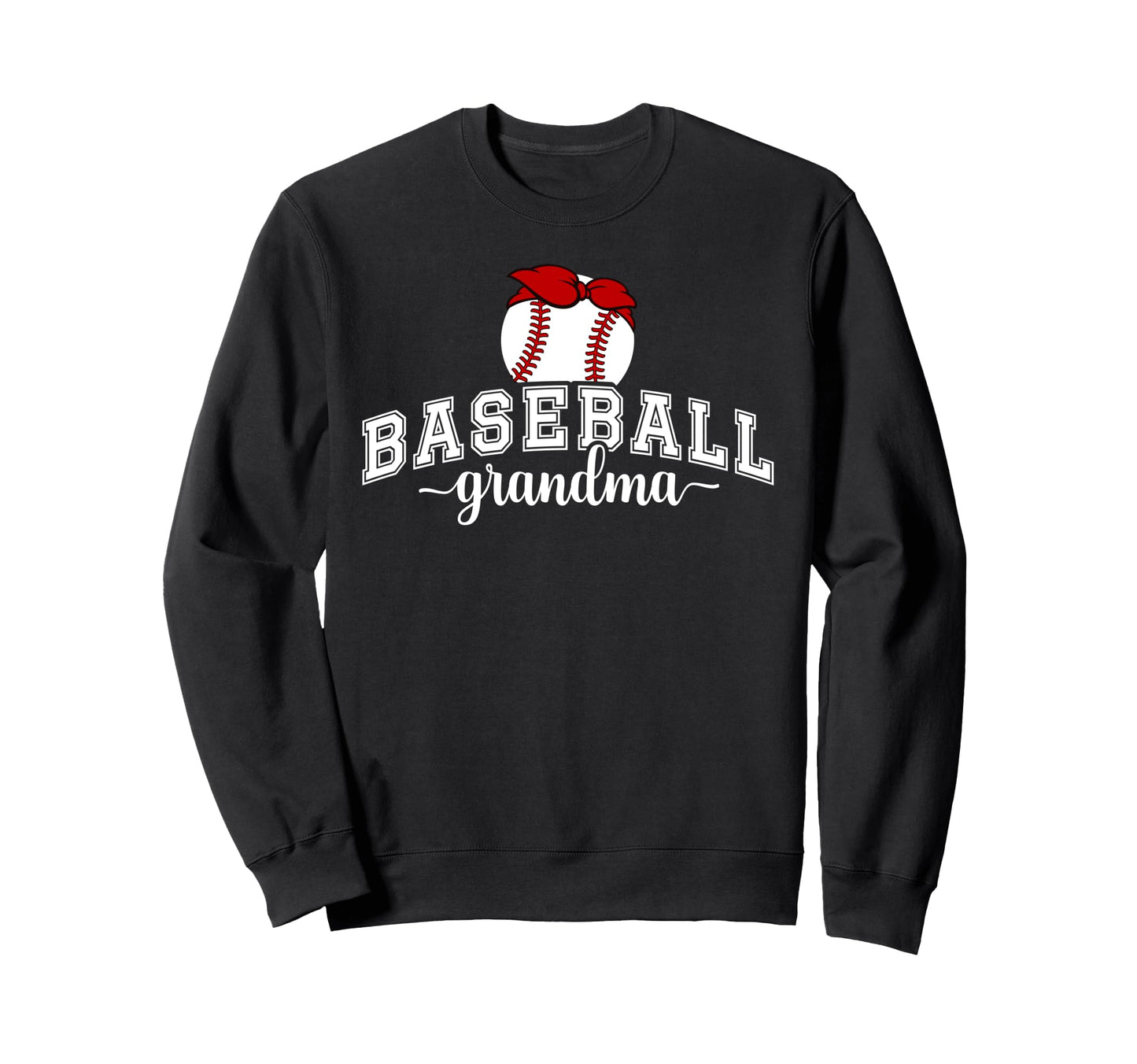 Baseball Grandma Proud Grandma Sweatshirt - Novelty Apparel for Adults - T-Shirt, Sweatshirt, Hoodie