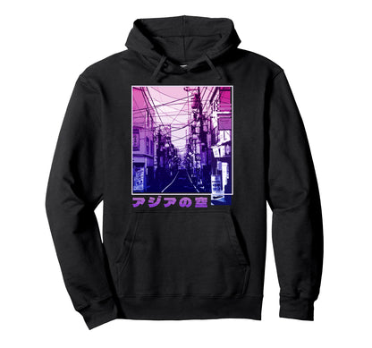 Tokyo Japan 90S Japanese Aesthetic Hoodie - Minimalist Print Men Women - T-Shirt, Sweatshirt, Hoodie