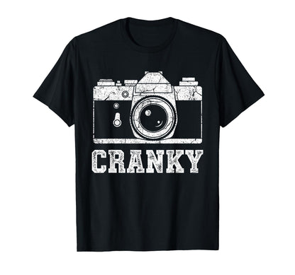 Cranky Photographers Photography Camera T-Shirt - Custom Art Print Unisex - T-Shirt, Sweatshirt, Hoodie