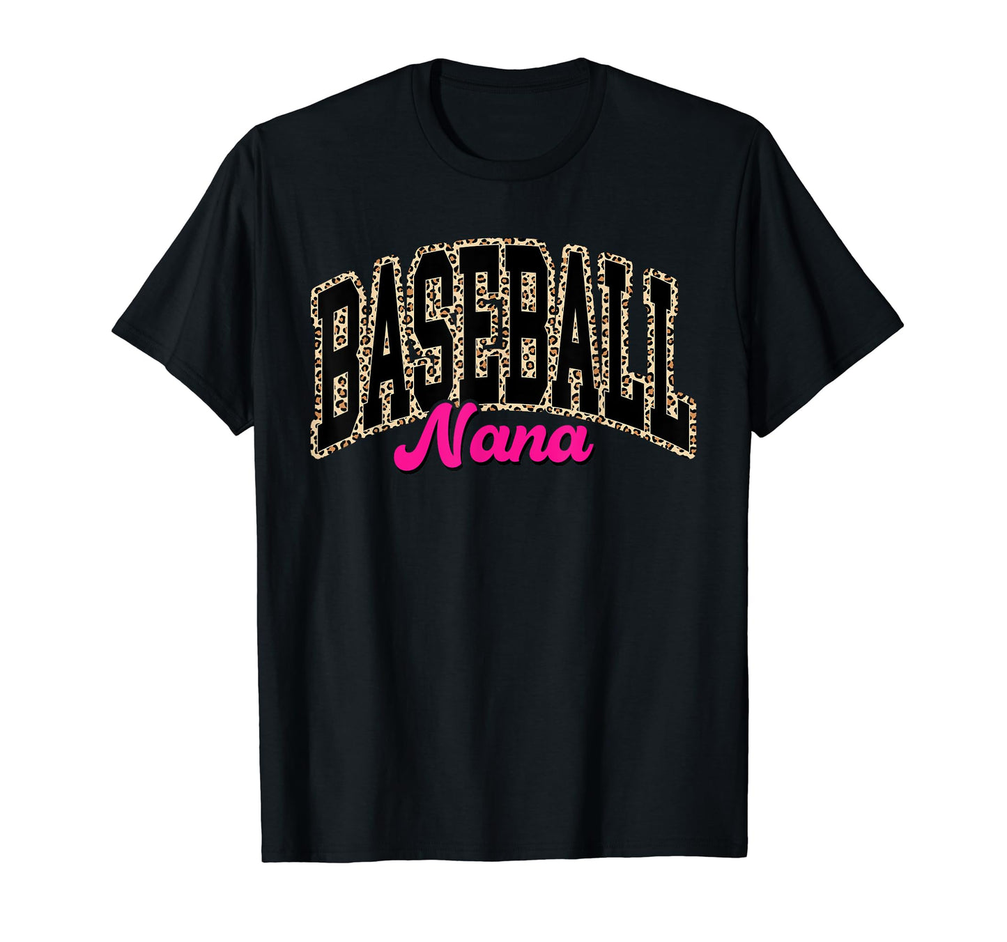 Baseball Nana Leopard Baseball Nana T-Shirt - Unique Graphic for Adults - T-Shirt, Sweatshirt, Hoodie
