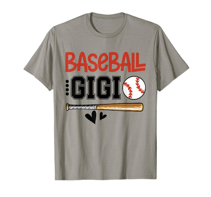 Baseball Gigi Funny Baseball Player T-Shirt - Trendy Graphic for Adults - T-Shirt, Sweatshirt, Hoodie