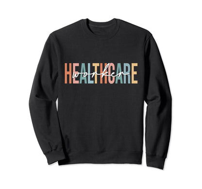Boho Healthcare Worker Stethoscope Sweatshirt - Novelty Apparel Unisex - T-Shirt, Sweatshirt, Hoodie
