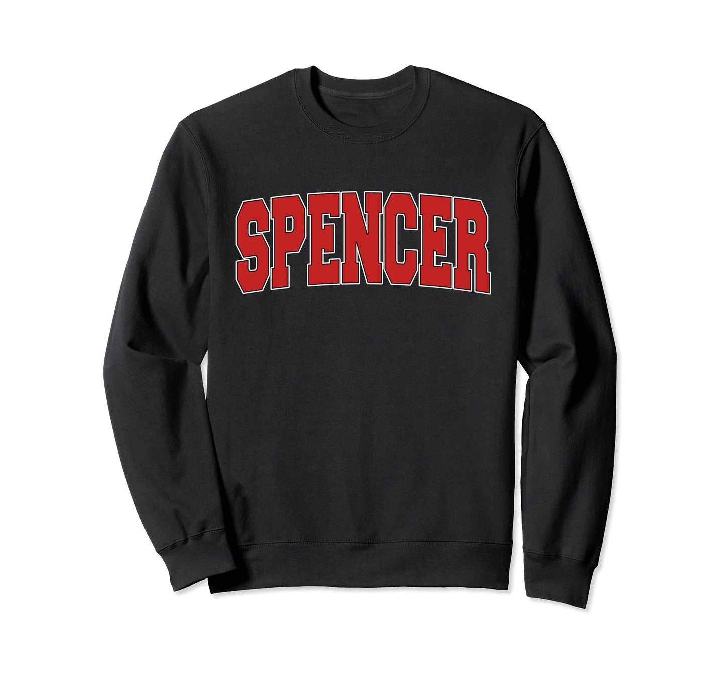 Spencer Ia Iowa Varsity Usa Sports Sweatshirt - Minimalist Print Unisex - T-Shirt, Sweatshirt, Hoodie