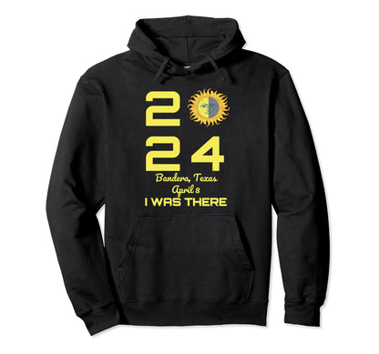 Boho Total Solar Eclipse Bandera Texas Hoodie - Minimalist Print Men Women - T-Shirt, Sweatshirt, Hoodie