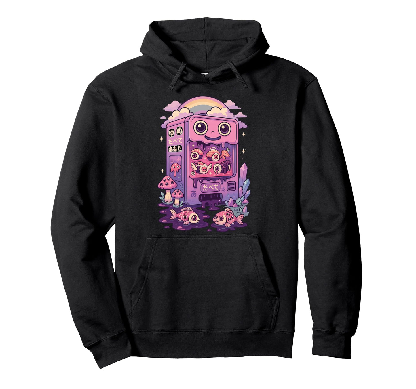 Japanese Vending Machine Weirdcore Pastel Hoodie - Novelty Apparel Unisex - T-Shirt, Sweatshirt, Hoodie