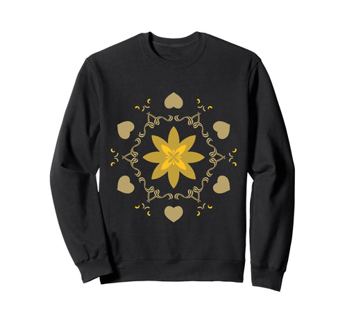 Enchanted Bloom Mandala Boho Aesthetic Sweatshirt - Graphic Print Unisex - T-Shirt, Sweatshirt, Hoodie