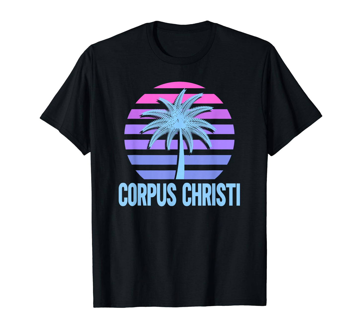 Corpus Christi Vacation Vaporwave T-Shirt - Custom Art Print Men Women - T-Shirt, Sweatshirt, Hoodie