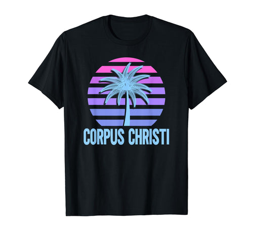 Corpus Christi Vacation Vaporwave T-Shirt - Custom Art Print Men Women - T-Shirt, Sweatshirt, Hoodie