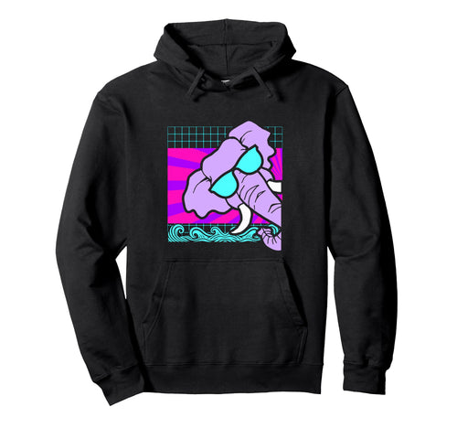 Aesthetic Vaporwave Outfits Elephant Hoodie - Unique Graphic Men Women - T-Shirt, Sweatshirt, Hoodie