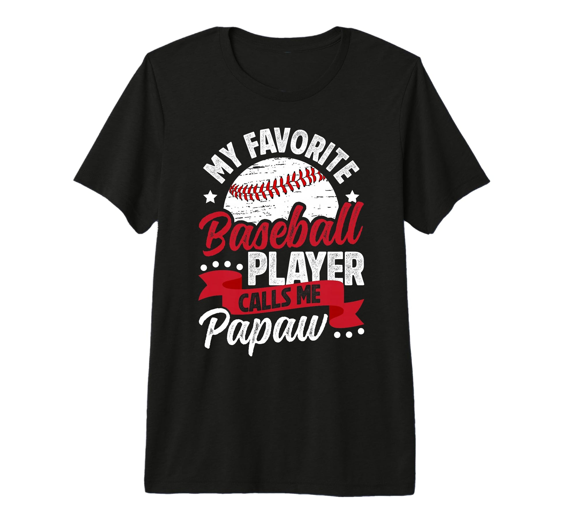Mens My Favorite Baseball Player Papaw T-Shirt - Aesthetic Graphic Unisex - T-Shirt, Sweatshirt, Hoodie