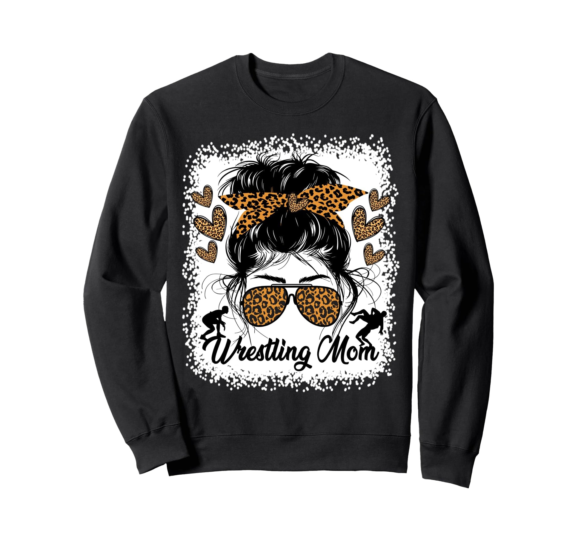 Wrestling Mom Wrestler Stylish Sweatshirt - Aesthetic Graphic Unisex - T-Shirt, Sweatshirt, Hoodie