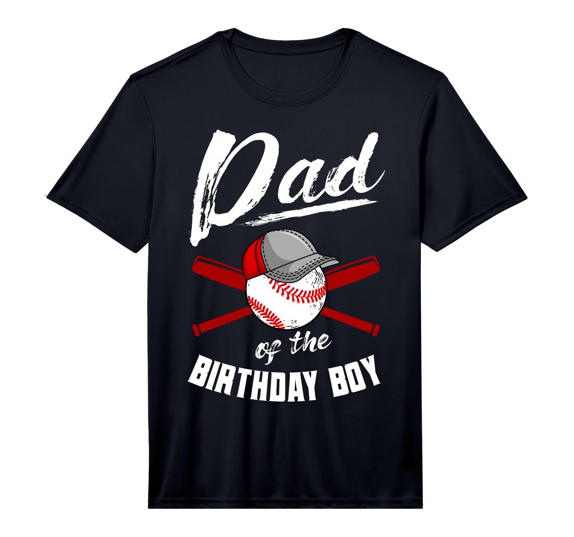 Dad Birthday Baseball Bday Party T-Shirt - Trendy Graphic Unisex - T-Shirt, Sweatshirt, Hoodie