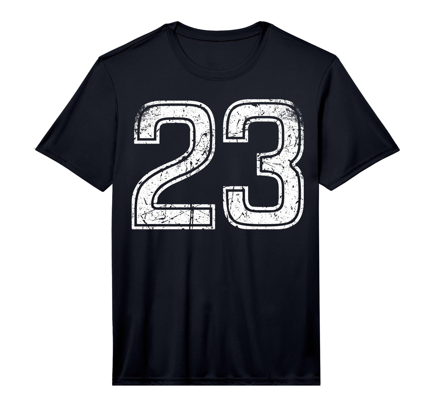 Sports Team Number 23 Performance T-Shirt - Custom Art Print Men Women - T-Shirt, Sweatshirt, Hoodie