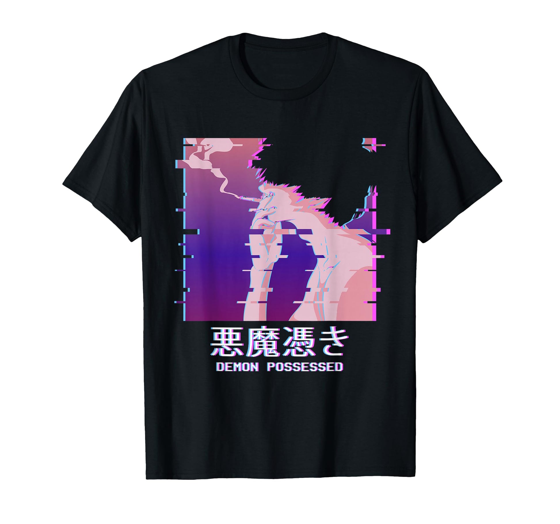 Demon Possessed Lofi Anime T-Shirt - Fun Novelty Design Men Women - T-Shirt, Sweatshirt, Hoodie