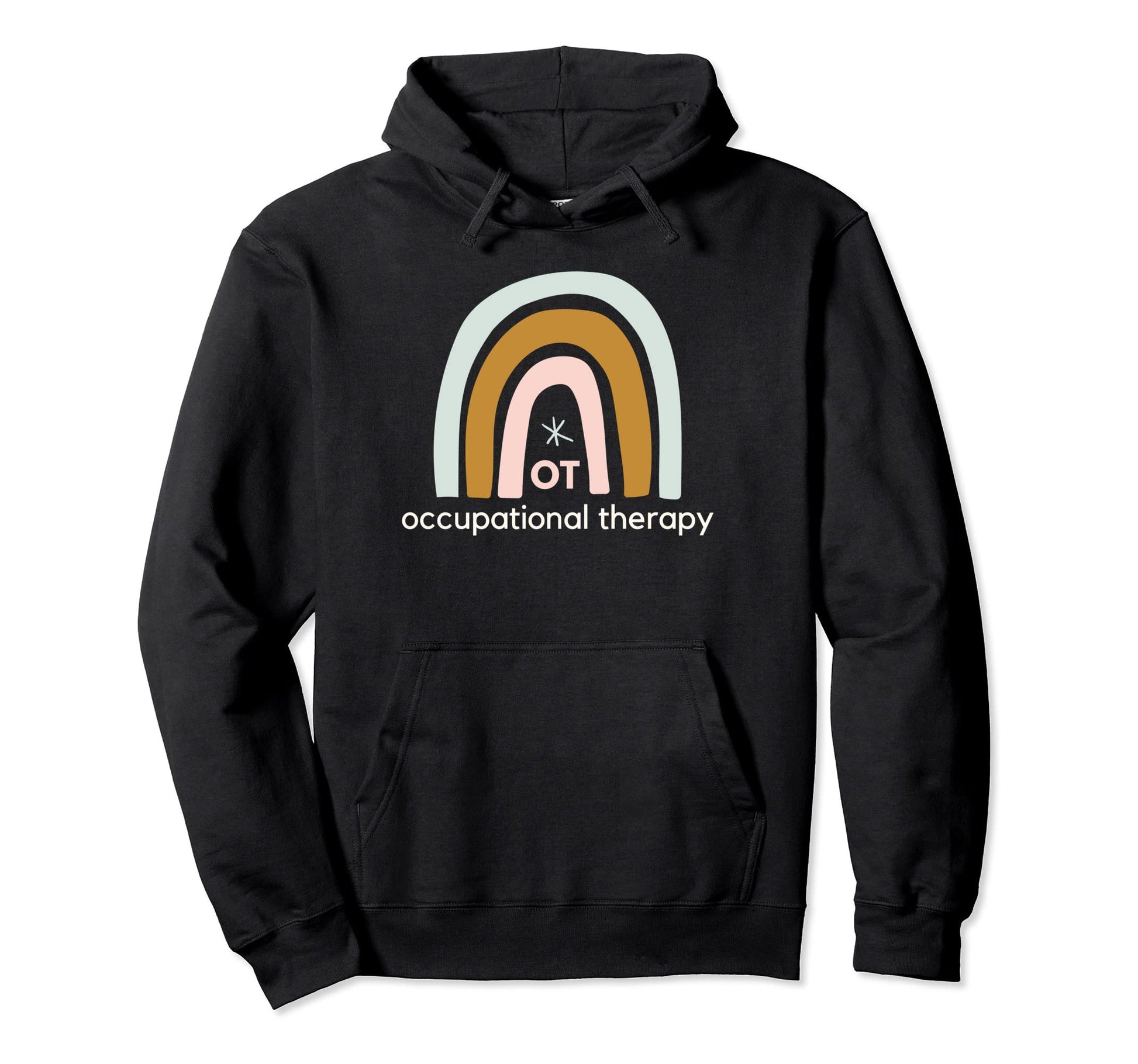 Occupational Therapist Therapy Rainbow Hoodie - Unique Graphic Men Women - T-Shirt, Sweatshirt, Hoodie