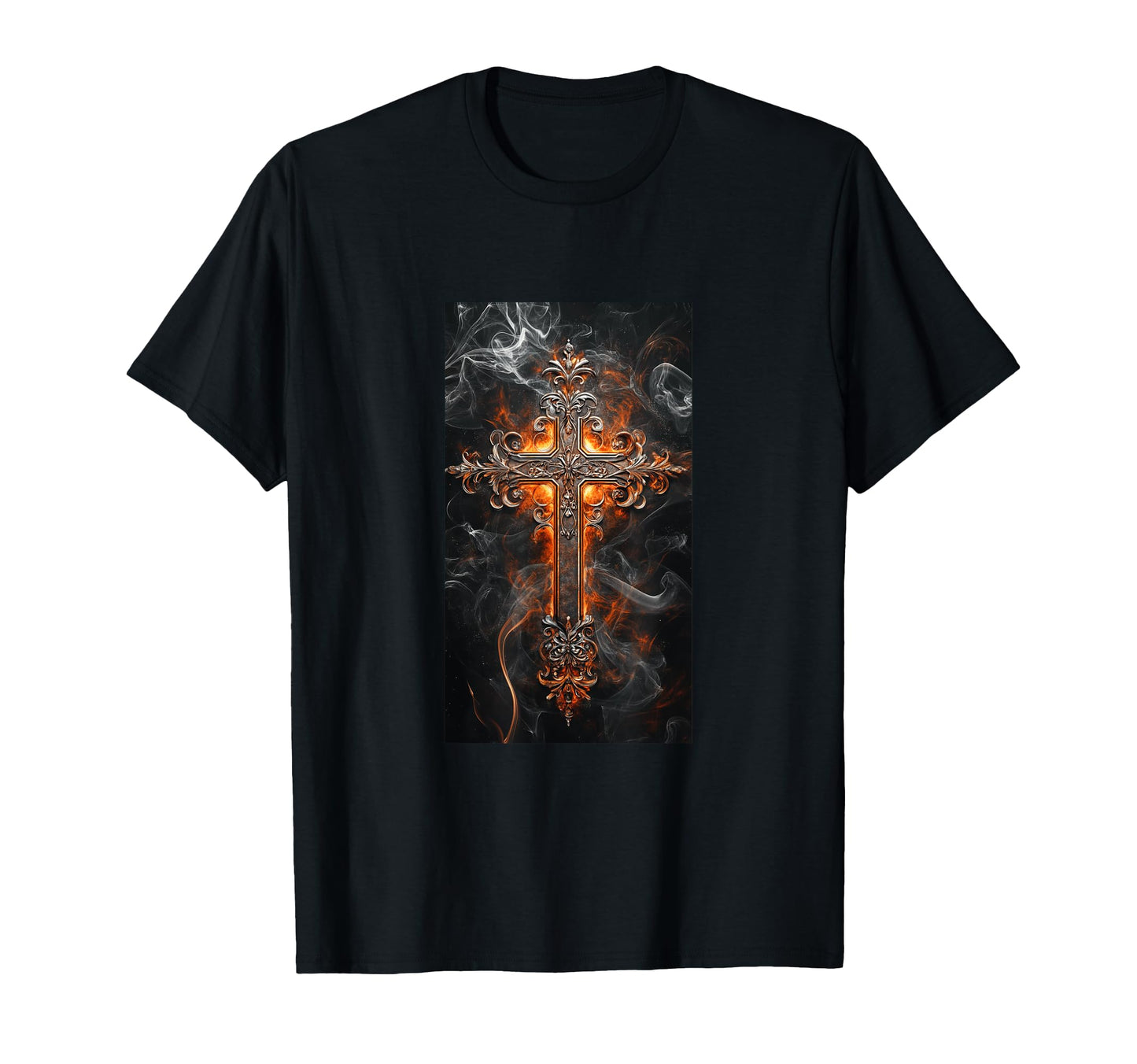 Gothic Cross Grunge Aesthetic Y2K Goth T-Shirt - Graphic Print Men Women - T-Shirt, Sweatshirt, Hoodie