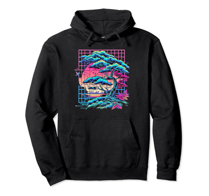 Japan Aesthetic Vaporwave Futurismus Hoodie - Fun Novelty Design Men Women - T-Shirt, Sweatshirt, Hoodie
