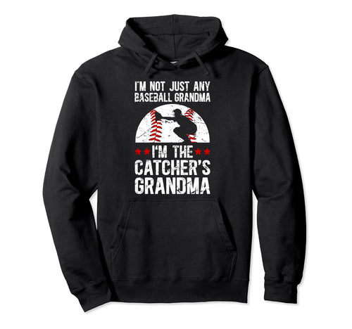 Im Baseball Catcher Grandma Baseball Hoodie - Custom Art Print Unisex - T-Shirt, Sweatshirt, Hoodie