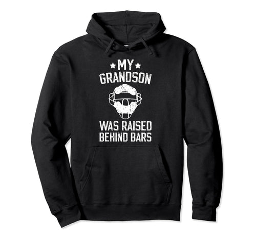 Proud Baseball Catcher Grandma Hoodie - Minimalist Print for Adults - T-Shirt, Sweatshirt, Hoodie