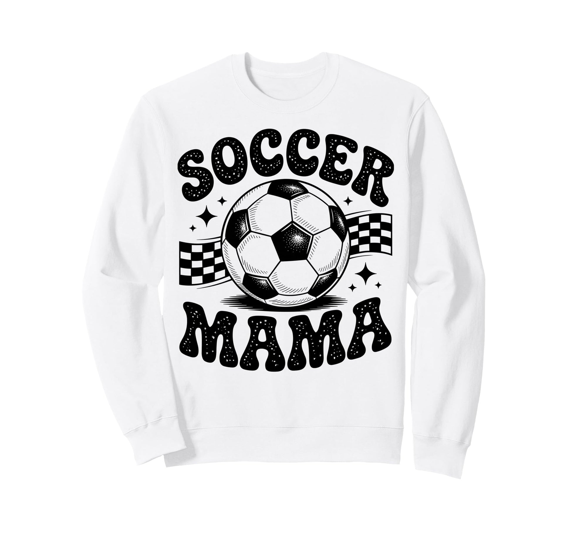 Soccer Mama Football Soccer Sweatshirt - Aesthetic Graphic Men Women - T-Shirt, Sweatshirt, Hoodie