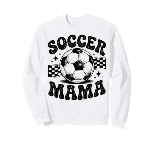 Soccer Mama Football Soccer Sweatshirt - Aesthetic Graphic Men Women - T-Shirt, Sweatshirt, Hoodie