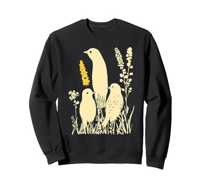 Boho Birds Sweatshirt - Unique Graphic for Adults - T-Shirt, Sweatshirt, Hoodie