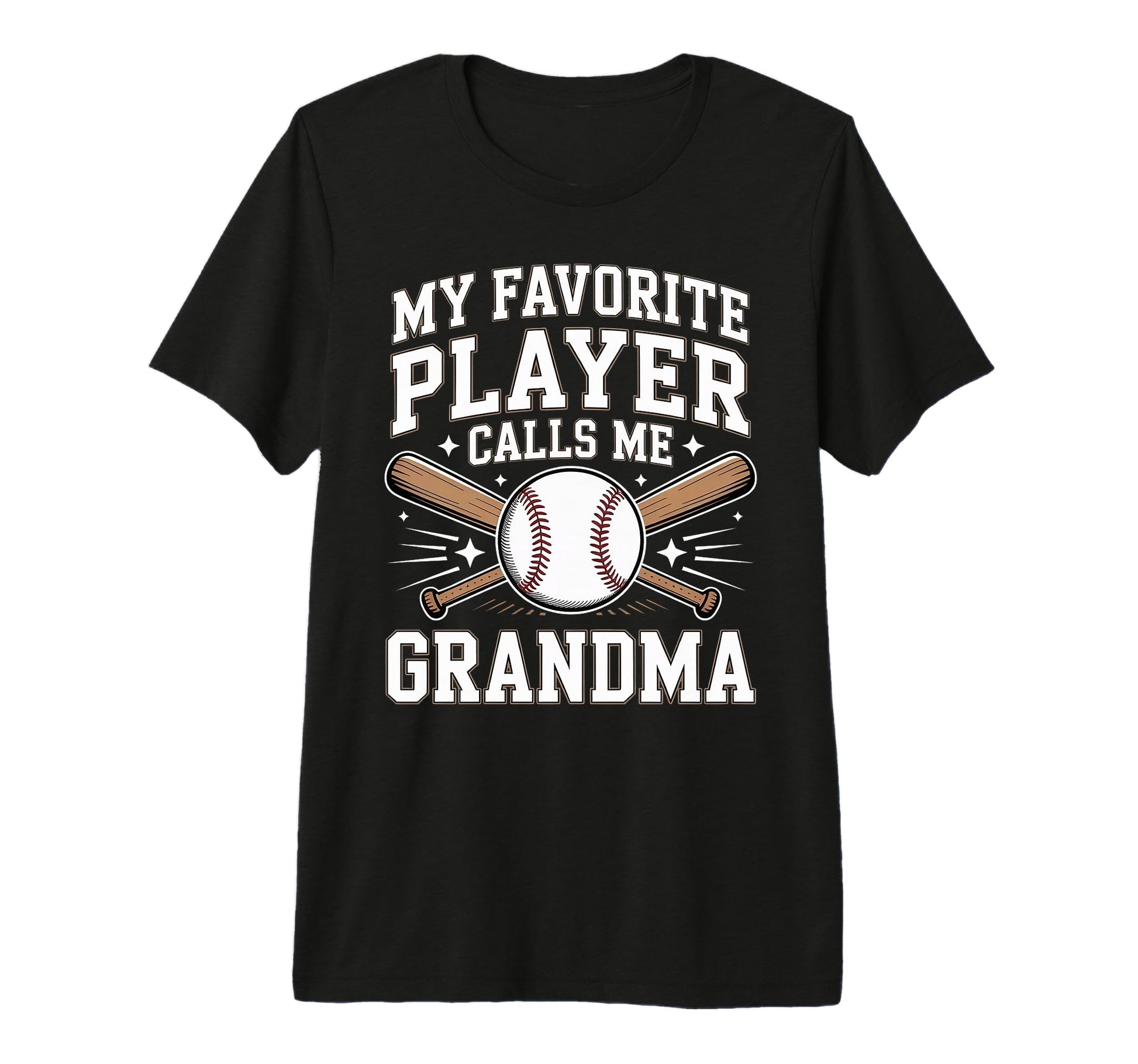 Baseball My Favorite Player Calls Me T-Shirt - Custom Art Print for Adults - T-Shirt, Sweatshirt, Hoodie
