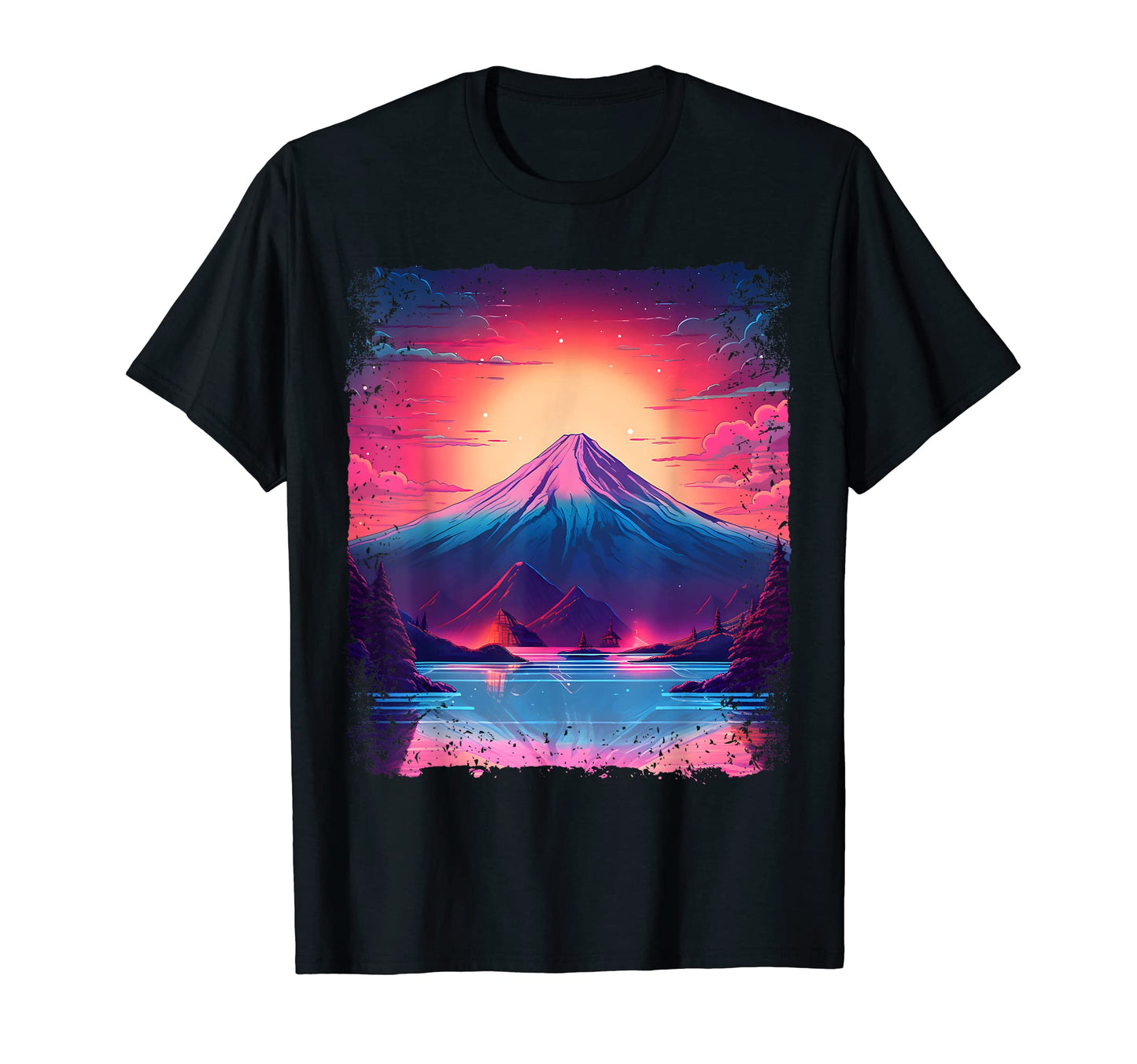 Mount Fuji Sight Aesthetic Japan T-Shirt - Streetwear Style for Adults - T-Shirt, Sweatshirt, Hoodie