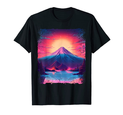 Mount Fuji Sight Aesthetic Japan T-Shirt - Streetwear Style for Adults - T-Shirt, Sweatshirt, Hoodie