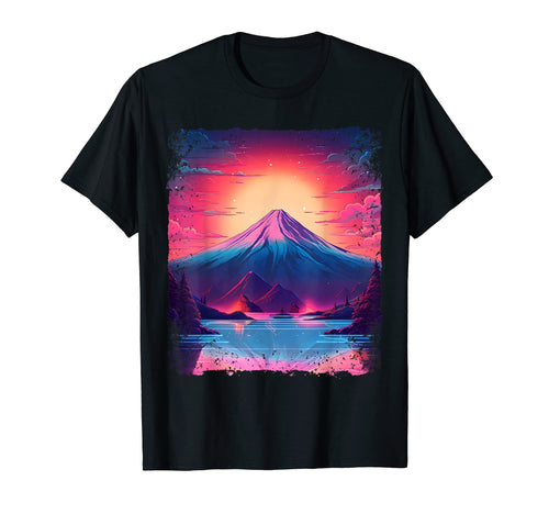 Mount Fuji Sight Aesthetic Japan T-Shirt - Streetwear Style for Adults - T-Shirt, Sweatshirt, Hoodie