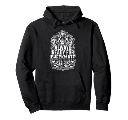 Chess Dad Board Game Daddy Checkmate Hoodie - Custom Art Print for Adults - T-Shirt, Sweatshirt, Hoodie