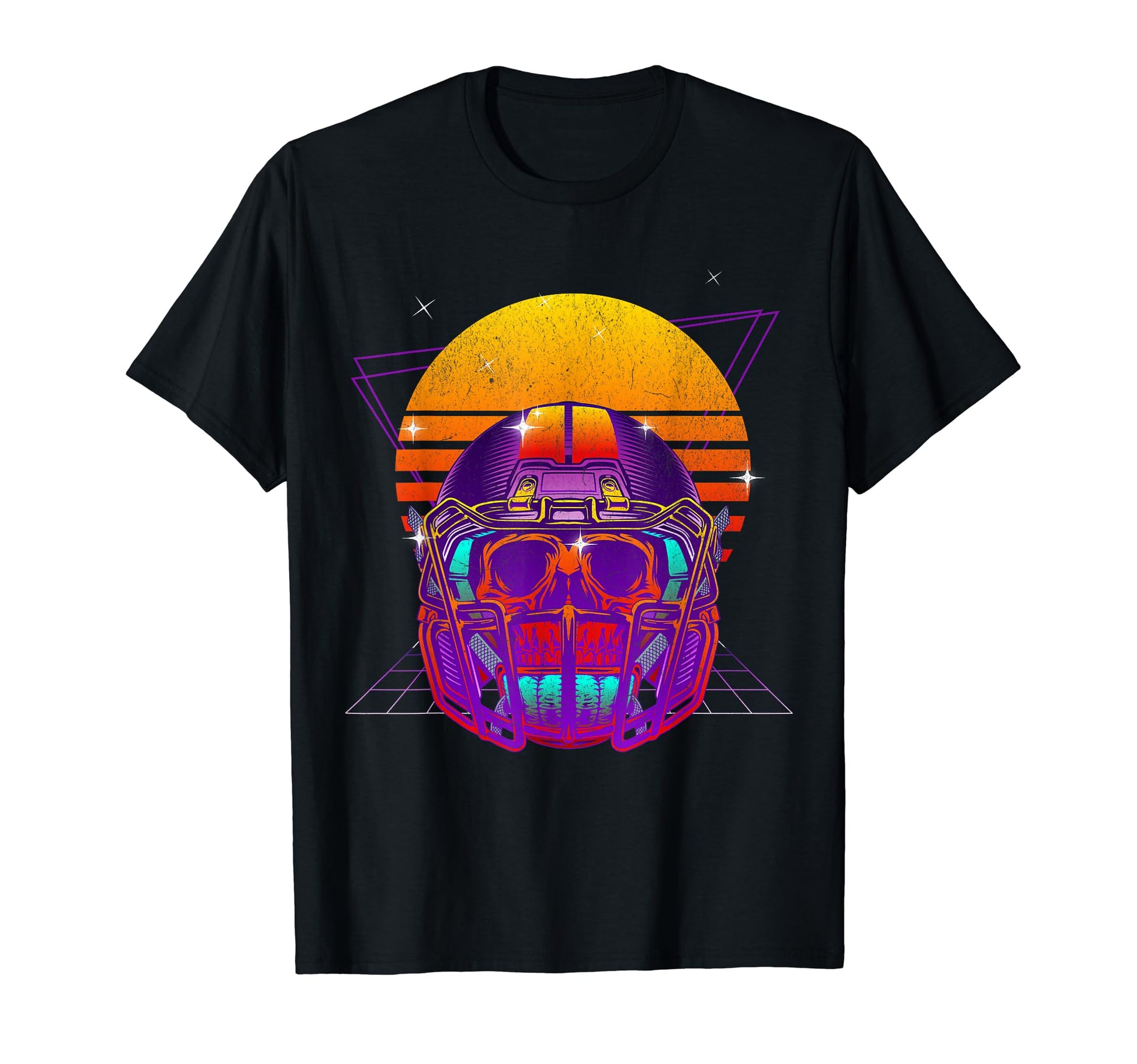 Synthwave Vaporwave Sunset Skull T-Shirt - Streetwear Style Men Women - T-Shirt, Sweatshirt, Hoodie