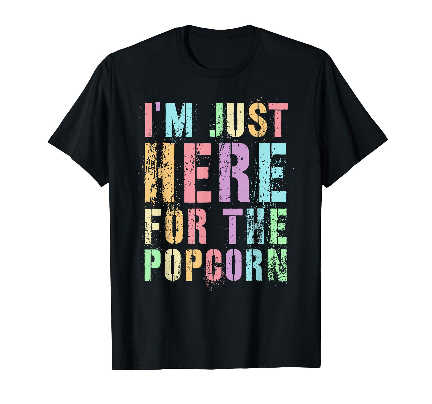 Drafting Im Just Here Popcorn Game T-Shirt - Custom Art Print Men Women - T-Shirt, Sweatshirt, Hoodie