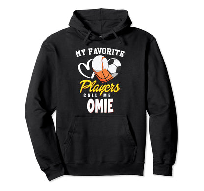 My Favorite Players Baseball Soccer Hoodie - Unique Graphic for Adults - T-Shirt, Sweatshirt, Hoodie