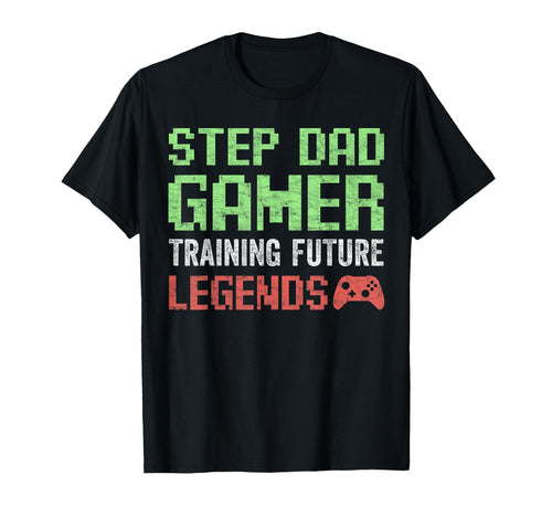 Stepdad Fathers Day Step Dad Gamer T-Shirt - Trendy Graphic Men Women - T-Shirt, Sweatshirt, Hoodie