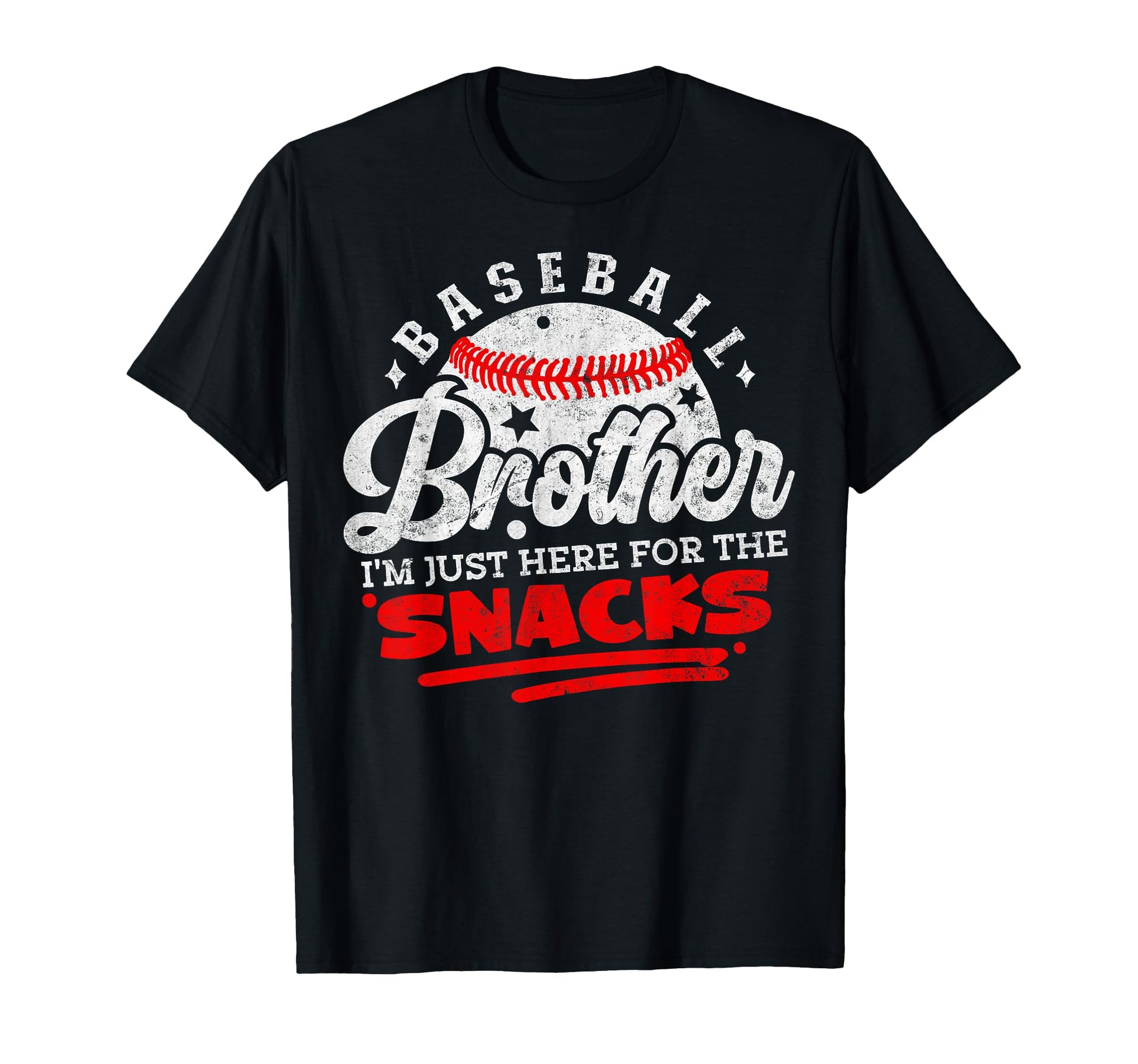 Baseball Brother Im Just Here T-Shirt - Aesthetic Graphic for Adults - T-Shirt, Sweatshirt, Hoodie