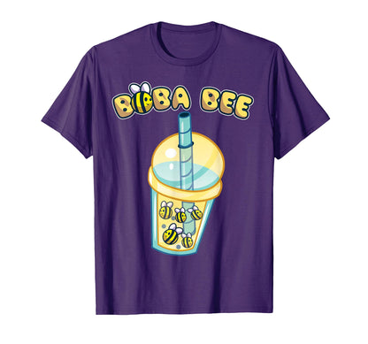 Boba Bee Bubble Tea Milk Kawaii T-Shirt - Casual Everyday Wear for Adults - T-Shirt, Sweatshirt, Hoodie