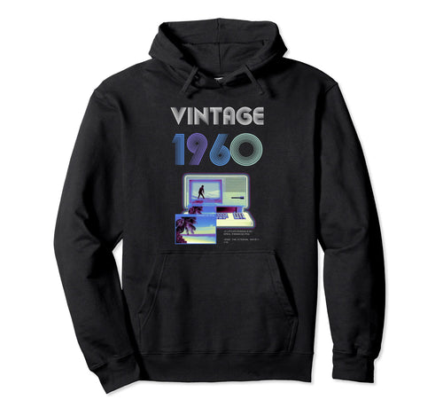 Vaporwave Aesthetic Grunge Gaming 1960 Hoodie - Minimalist Print for Adults - T-Shirt, Sweatshirt, Hoodie