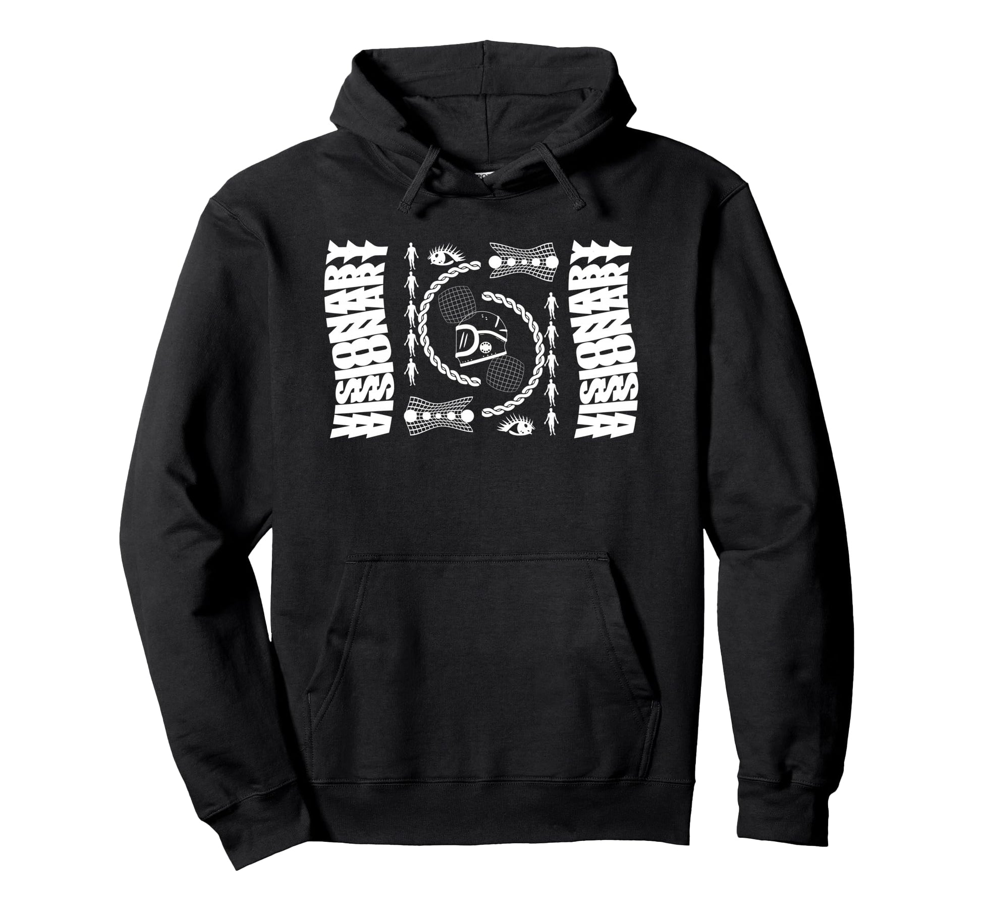Visionary Aesthetic Edgy Streetwear Hoodie - Minimalist Print Unisex - T-Shirt, Sweatshirt, Hoodie
